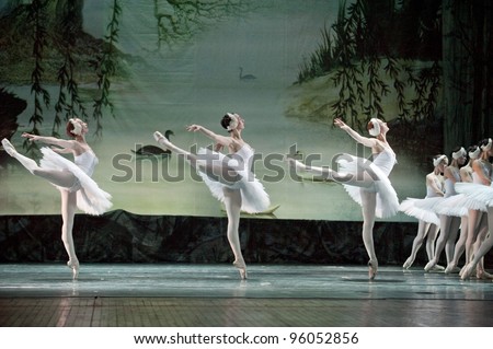 CHENGDU, CHINA - DECEMBER 25: Russian royal ballet\'s performance \