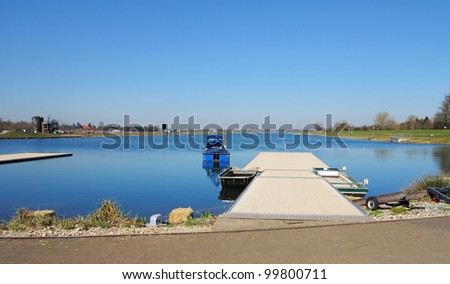 Dorney Rowing Lake, location for rowing events for 2012 Olympic Games in UK
