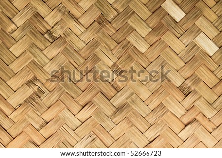 Bamboo weave screen
