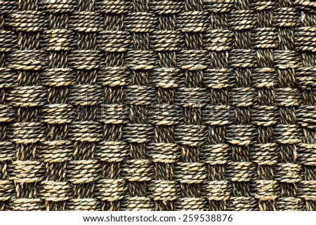 Handcraft weave texture natural wicker, vintage background