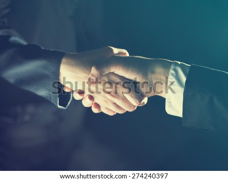 Handshake Handshaking dark and light