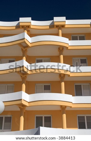 Hotel, Apartment, Building, Architecture, Exterior, Day, City, Windows