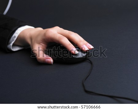 Computer work One-click management mouse hand