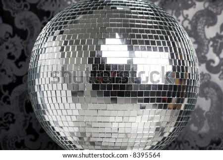 discoball with cool wallpaper background