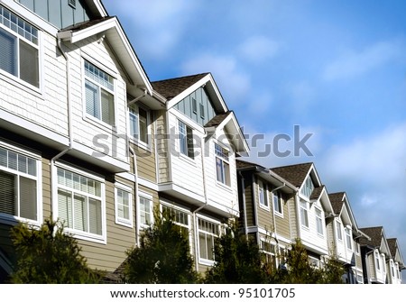 modern homes. real estate  retirement investment property  town house condo flats