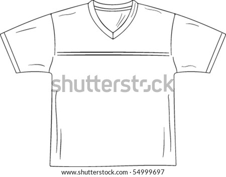 T-Shirt Drawing On White Background Stock Vector Illustration 54999697 ...
