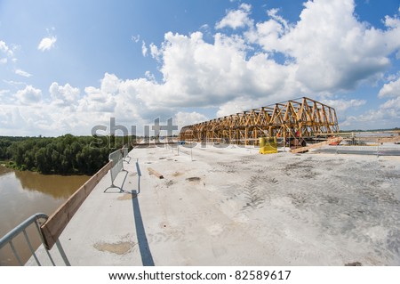 Bridge on building Zdjęcia stock © 