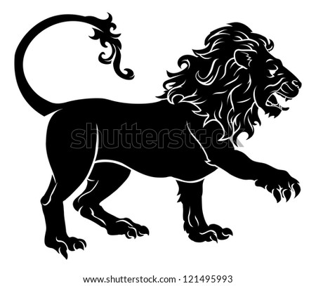 http://www.shutterstock.com/pic-121495993/stock-photo-an-illustration-of-a-stylised-black-lion-perhaps-a-lion-tattoo.html