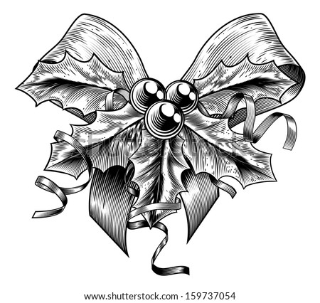 Merry Christmas Clipart Black And White Holly Clipart Black And White Stunning Free Transparent Png Clipart Images Free Download