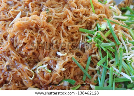 kuaytio phat Thai - Fried noodles Thai style