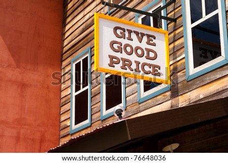Give good price