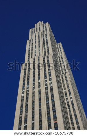 The GE Building at Rockefeller Center, New York.