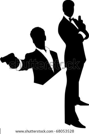 Secret Agent Stock Vector Illustration 68053528 : Shutterstock