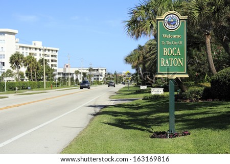 BOCA RATON, FLORIDA - FEBRUARY 1: The population of Boca Raton was estimated in 2012 to be 87,836 people with over 21% of those people over age 65 on February 1, 2013 in Boca Raton, Florida.