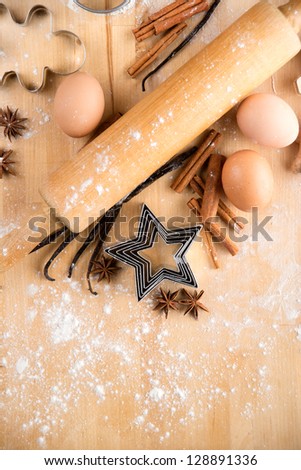 Ingredients for Baking Cookies