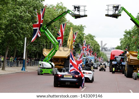 LONDON - JUN 23 : sports car displayed at the \