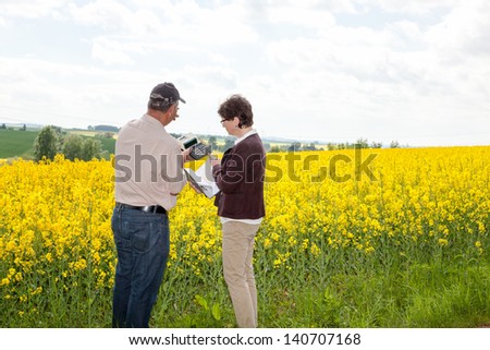 Similar – Image, Stock Photo Farmer controlling quality of Marijuana drying buds. Organic Cannabis Sativa Female Plants with CBD