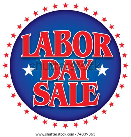 Labor Day Sale Vector Lettering