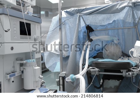 Anesthesia in the operating room