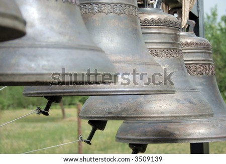 Bell for the bell tower. Church of Feodor Ushakov. Russia, Rostov