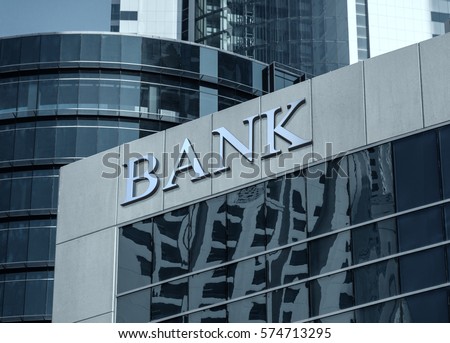 Bank building Foto stock © 
