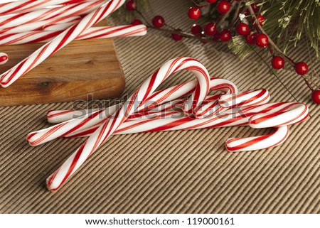 Red and White Candy Cane made for Christmas