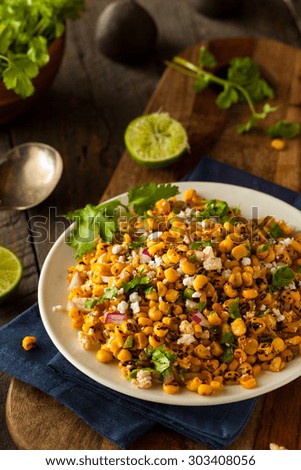 Homemade Mexican Corn Salad with Cilantro Lime and Cheese
