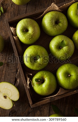 Organic Green Granny Smith Apple Ready to Eat