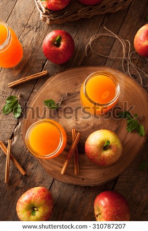 Organic Orange Apple Cider with Cinnamon and Spices