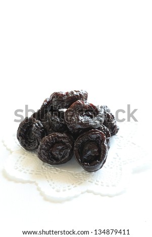 close up of dried prune for dessert food image