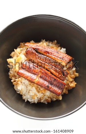 Japanese cuisine, grilled eel with sweet sauce