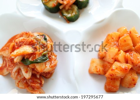 Korean cuisine, Cabbage baechu kimchee for side dish image