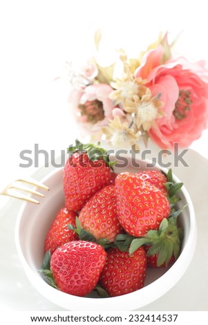 freshness strawberry from Japan for spring food