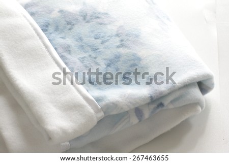 blue blanket for house keeping image