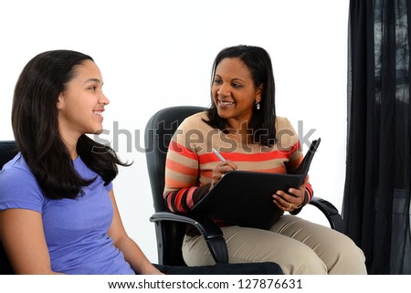 Person in need having a counseling session