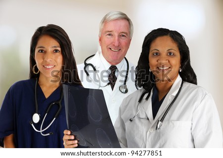 A Doctor and Nurse Team set in their office