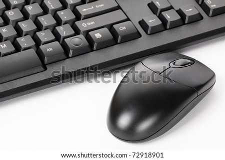 Mouse and keyboard.