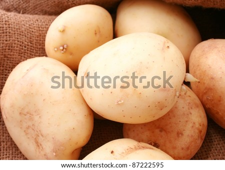 Potato with Gunny Bag