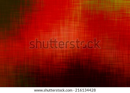 An abstract red background with a pattern of vertical and horizontal blurred lines and spots. Can be used as a wallpaper.