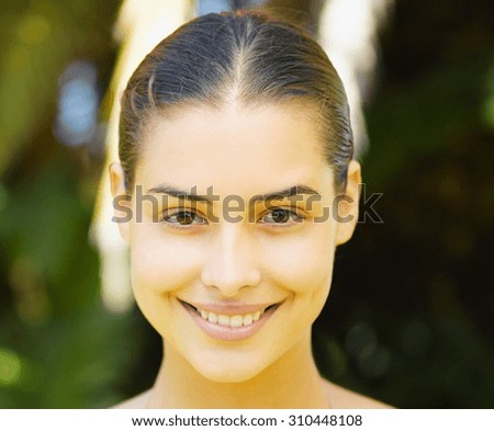 woman face smile