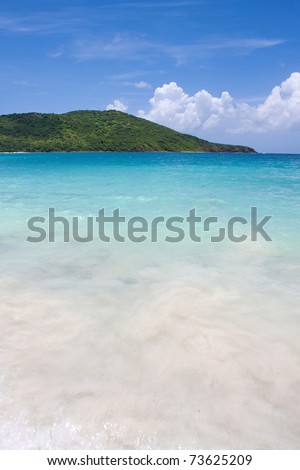 The far eastern shore across from Flamenco beach on the beautiful Puerto Rican island of Culebra.