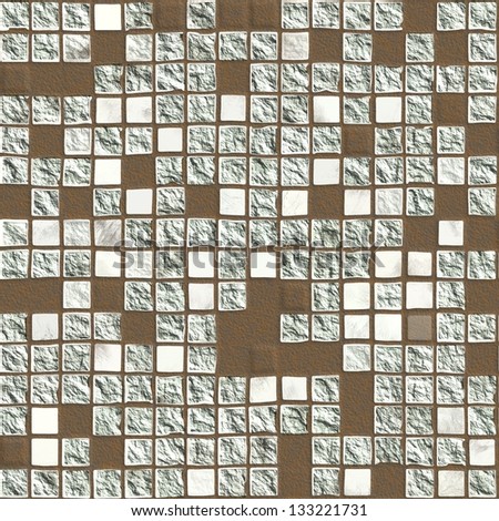 Broken tile. Seamless texture.
