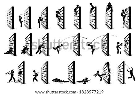 Similar – Image, Stock Photo walls Wall (barrier)