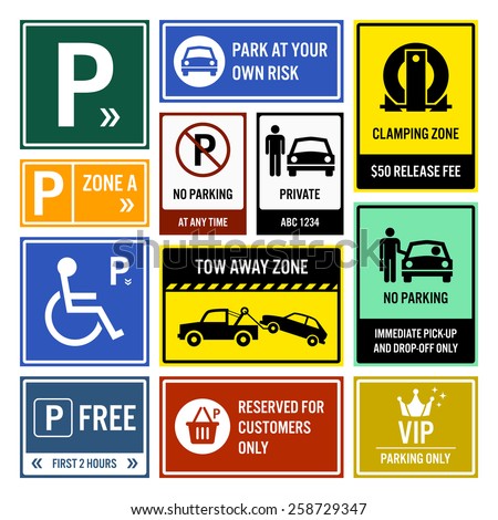 Car Park Parking Signboards