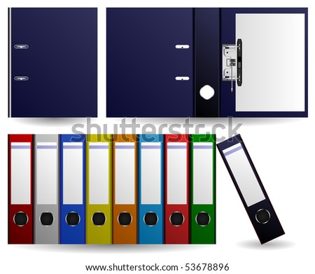 Files and Folders Vector