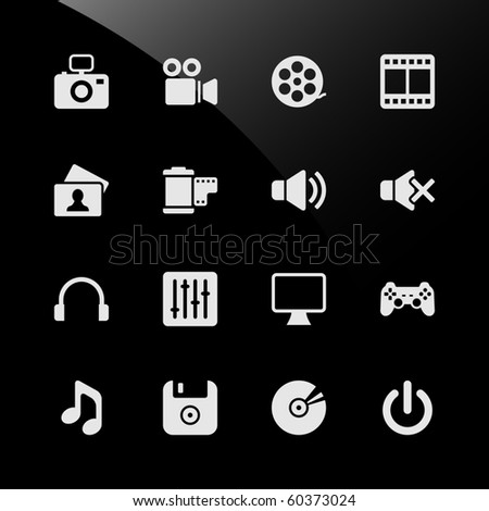 Multimedia Web Icons