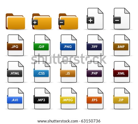 File Folder Web Icon Design