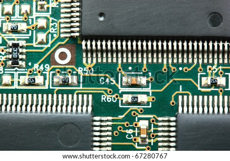 The electronic industrial high tech green background