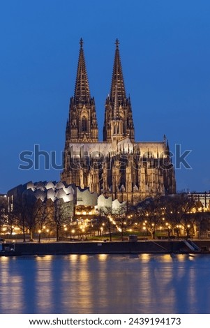 Similar – Image, Stock Photo Cologne Cathedral at night