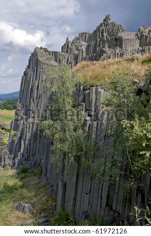National Natural Monument Lord\'s Rock  is a geological site, which is located a stone organ separation, resulting columnar basalt magma during solidification